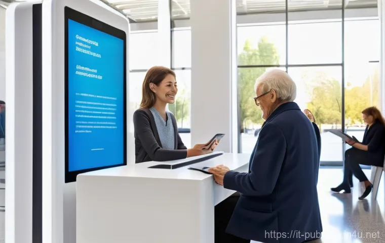 공공관리사 업무 환경과 문화 - **Prompt: "A vibrant, modern Italian public administration building lobby at golden hour, filled wit...
