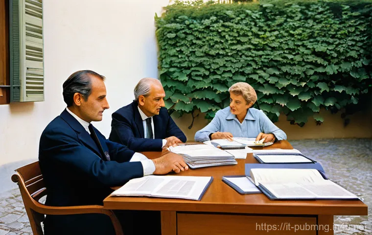 공공관리사 직무별 연봉 차이 - **Prompt:** A composite image showcasing the contrasting realities of Italian public service employm...