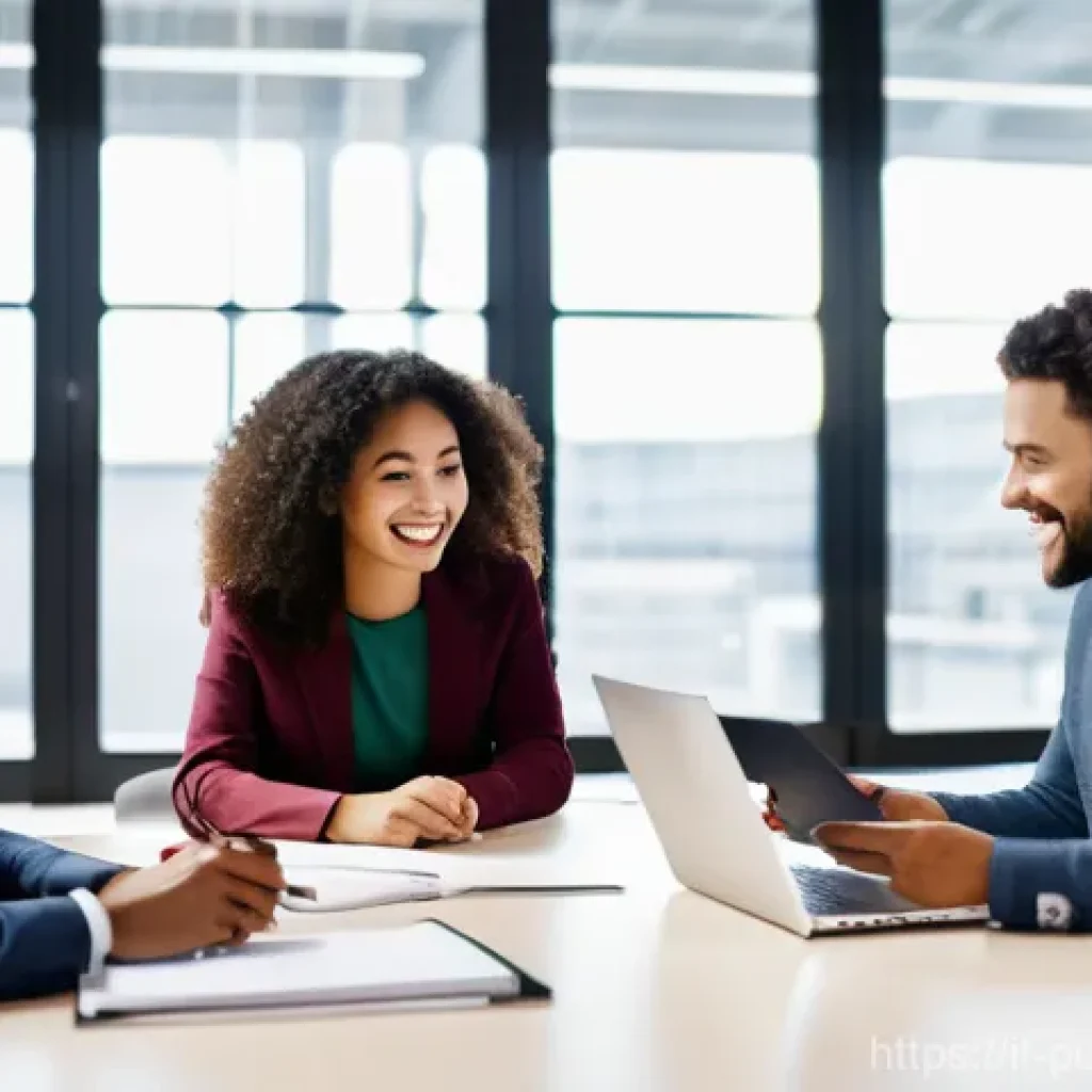 공공관리사 실기시험에서 자주 나오는 문제 분석 - **Prompt:** A diverse group of young professionals, men and women of various ethnicities, collaborat...