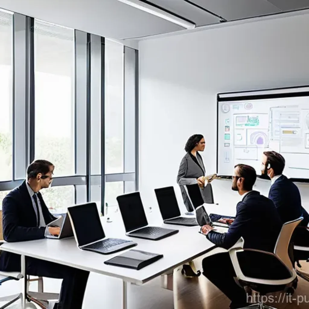 공공관리사 자격증으로 확장 가능한 경력 기회 - **Prompt:** A dynamic and modern Italian public administration office. The scene should depict a div...