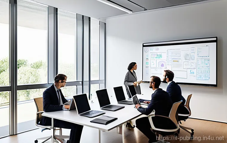 공공관리사 자격증으로 확장 가능한 경력 기회 - **Prompt:** A dynamic and modern Italian public administration office. The scene should depict a div...