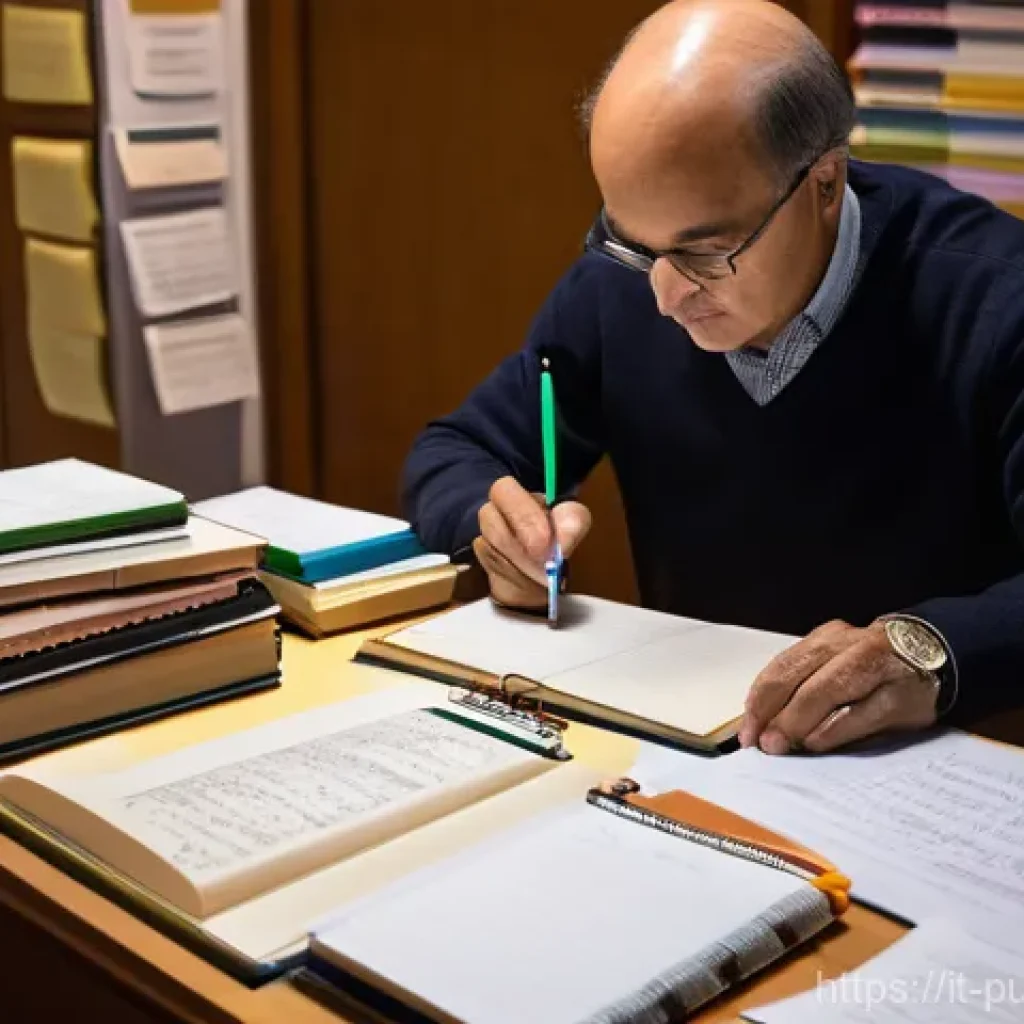 공공관리사 취업 성공 스토리 - **Prompt 1: Dedicated Study for Public Administration Entrance**
    "A diligent young adult, of Ita...