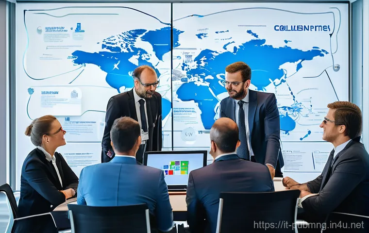 공공관리사와 관련된 국제 협력 사례와 교훈 - **Prompt: European Administrative Cohesion and Leadership**
    "A diverse group of professionally d...