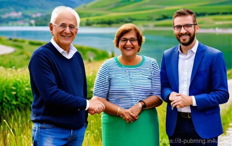 공공관리사와 관련된 국제 협력 사례와 교훈 - **Prompt: Digital and Green Public Services for Citizens in Italy**
    "A vibrant, inclusive scene ...