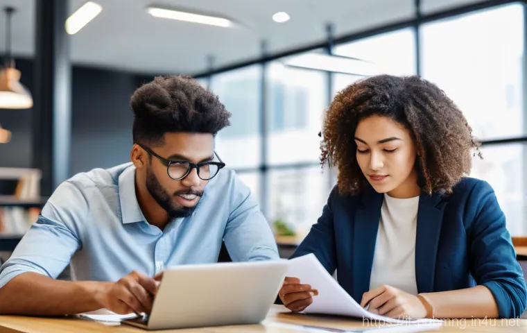 공공관리사 시험 고득점 전략 - **Prompt:** A young, focused student (either male or female, 20s-30s) meticulously crafting a vibran...