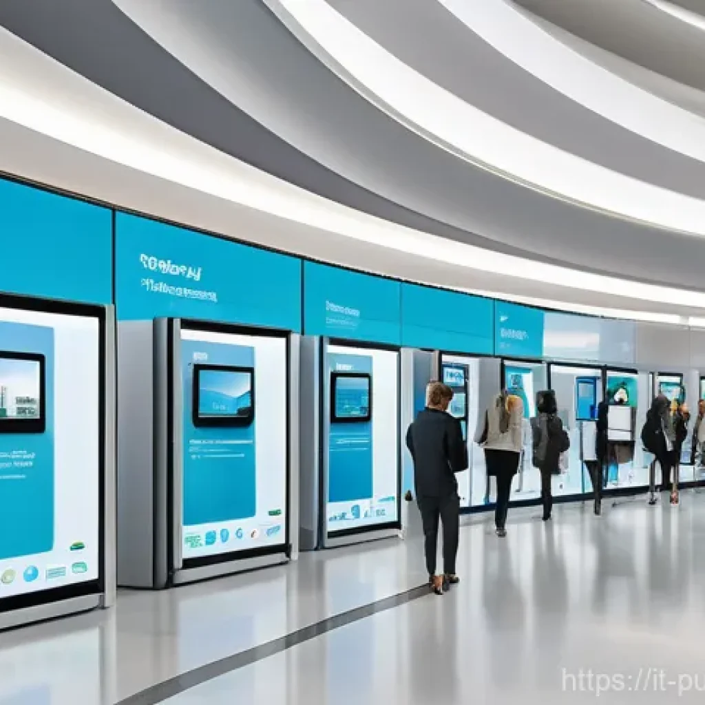 공공관리사와 관련된 최신 트렌드 - A bright and optimistic scene depicting a modern Italian public administration building, characteriz...