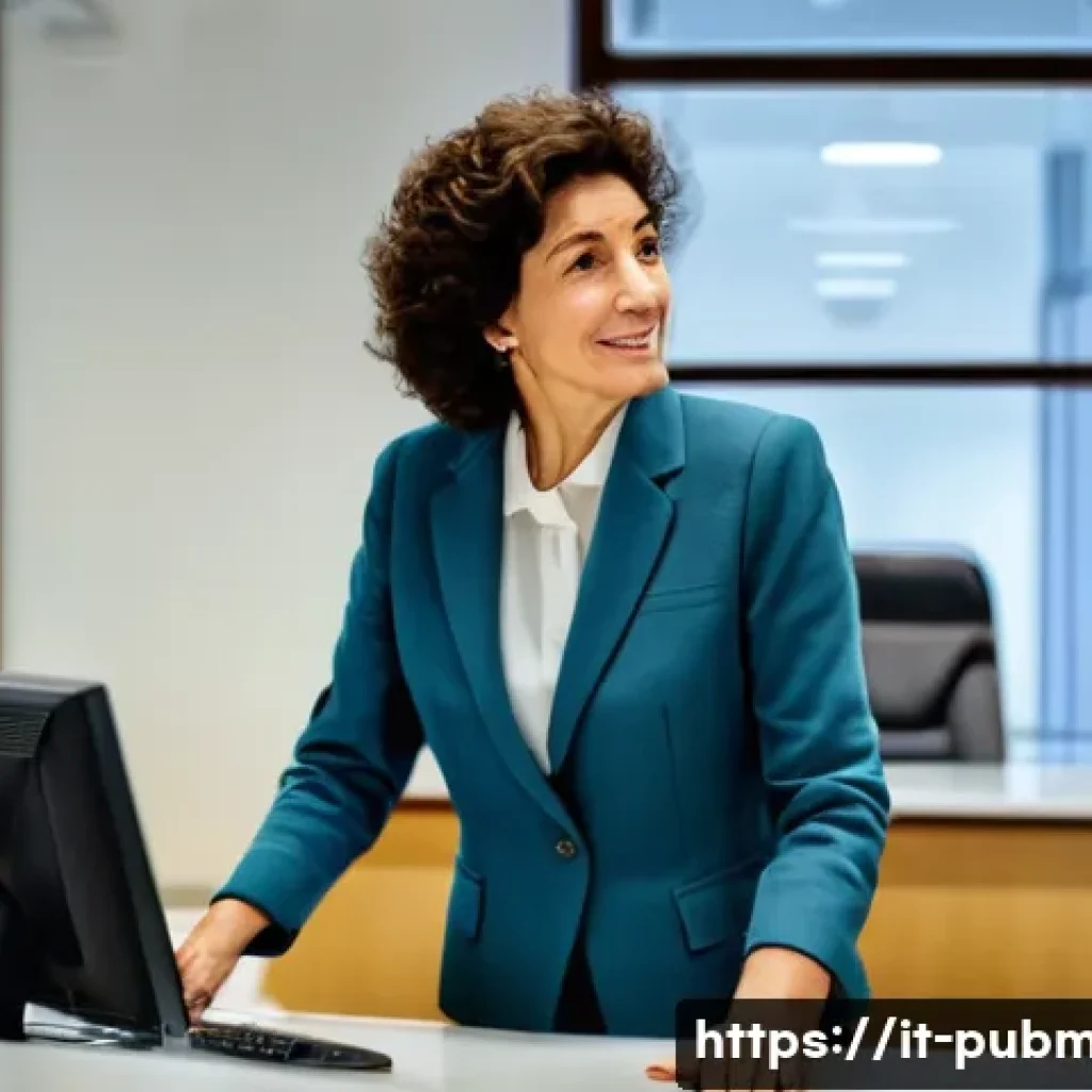 공공관리사로서의 자기 PR 방법 - **Prompt:** A compassionate female Italian public official in her late 30s, dressed in smart busines...