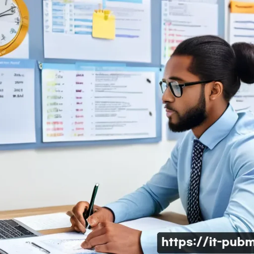 공공관리사 시험 과목별 공부법 - **Prompt 1: Focused Study and Strategic Planning**
    A young, determined professional (20s-30s, ge...