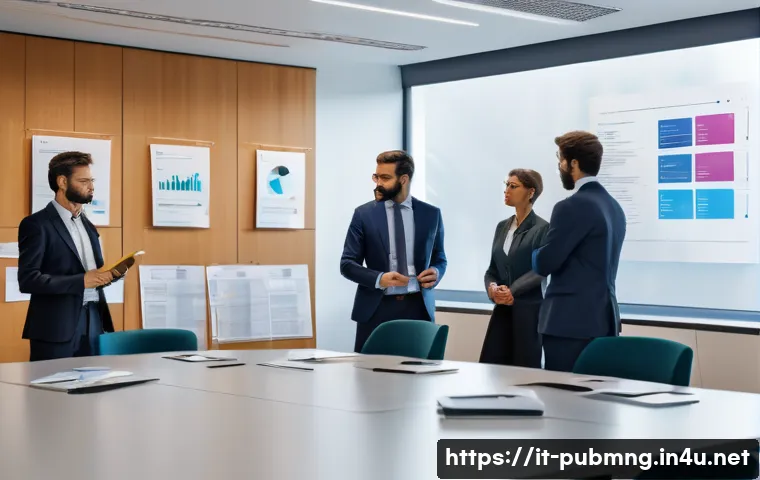 공공관리사 직무와 관련된 법적 문제 - A professional Italian public administration office scene showing diverse employees working collabor...