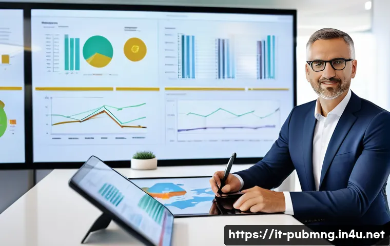 공공관리사 자격증 취득 후 진로 - A professional public manager in a modern Italian municipal office, dressed in formal business attir...