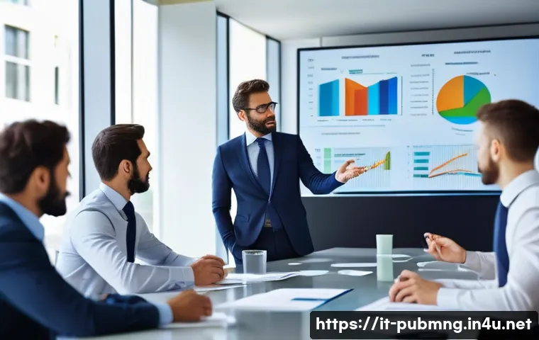 공공관리사와 관련된 국제 자격증의 비교 - A professional Italian public administration manager in business attire leading a diverse team meeti...